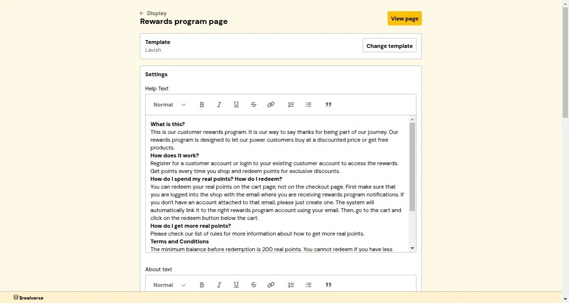 woo-reward-page-settings