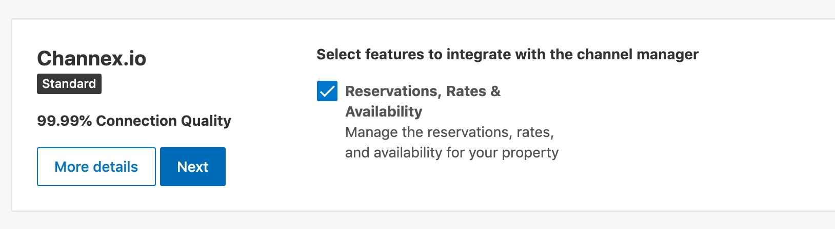 XML Service Agreement screen