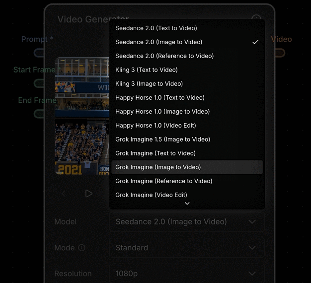 Video Generator — 20+ new models
