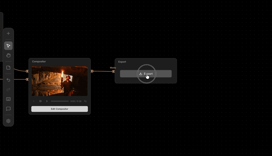Export download path