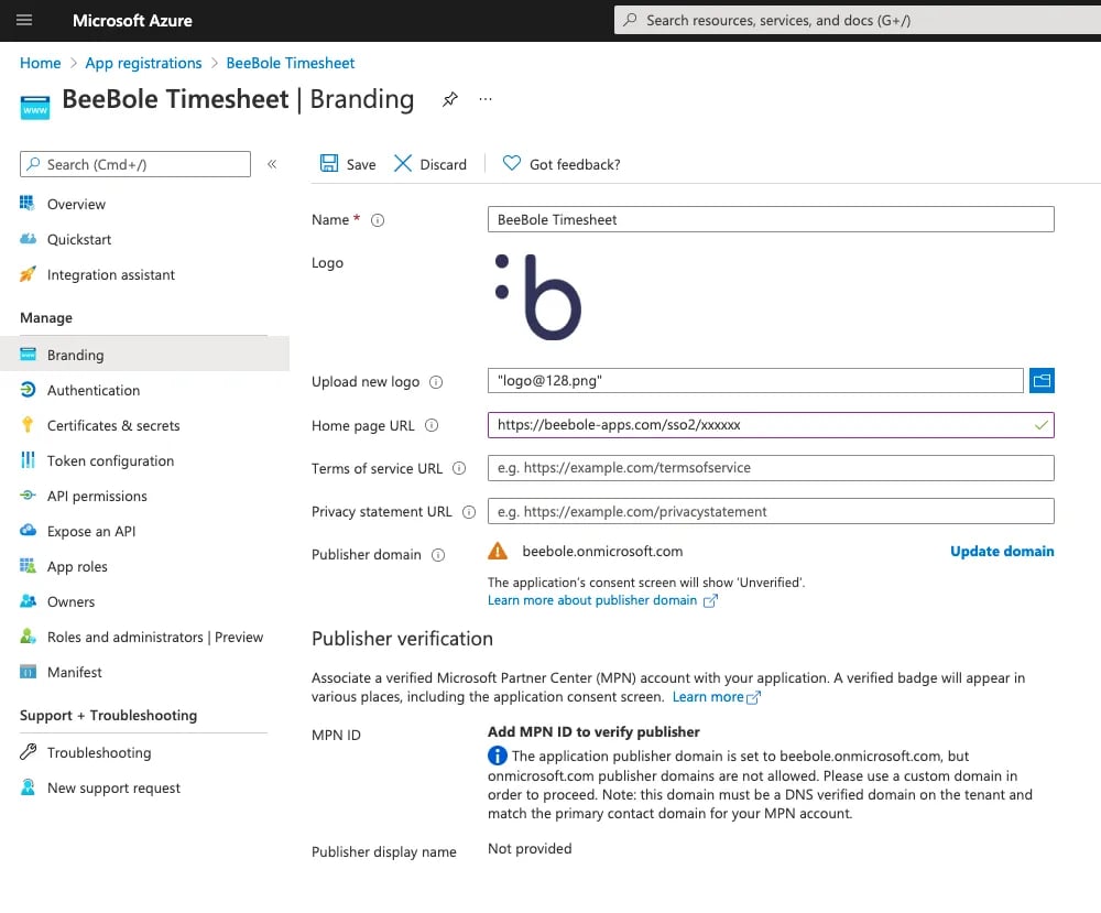 Microsoft Azure integrations