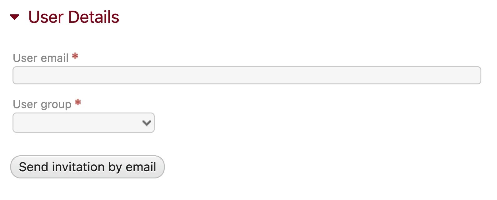 User details module