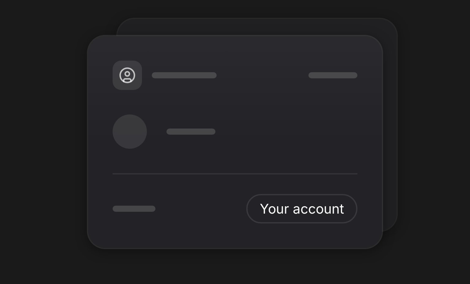 Account settings