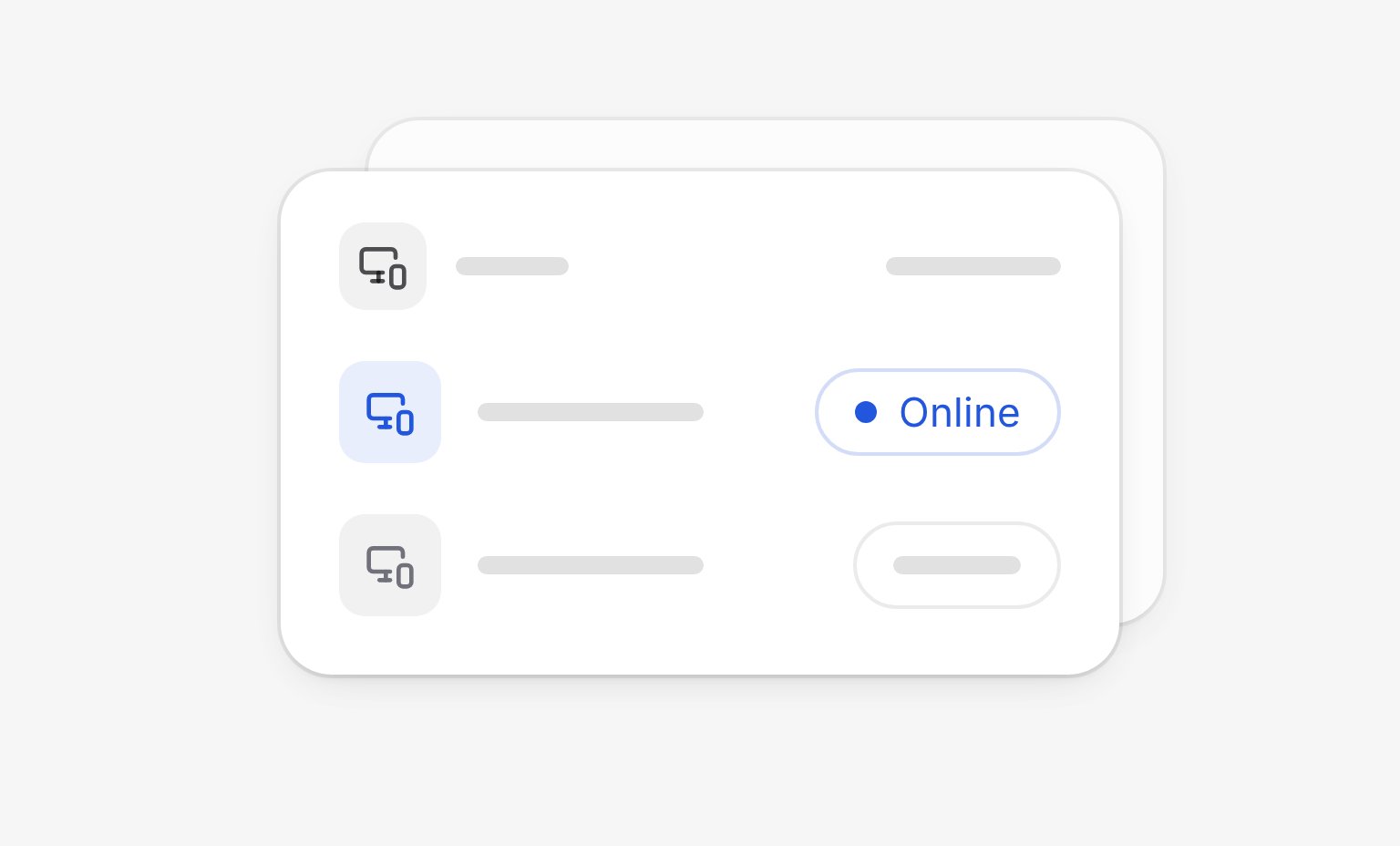 A workplace clocking device and its connection status
