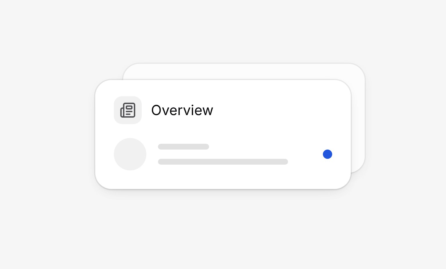 The manager overview and its daily information