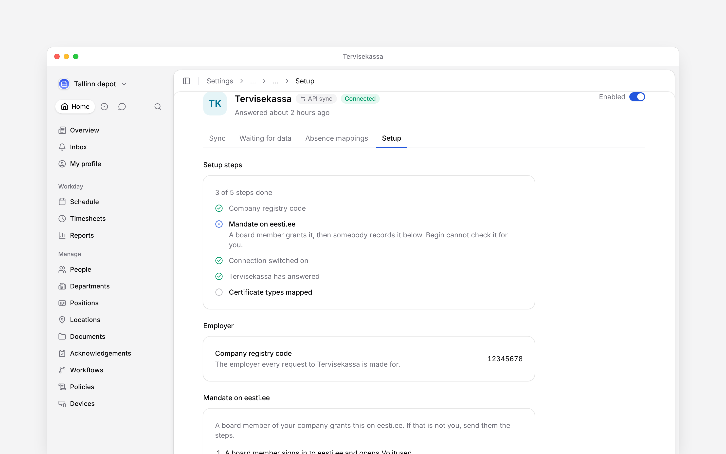Connect sick-leave certificates to the right absences on your schedule.
