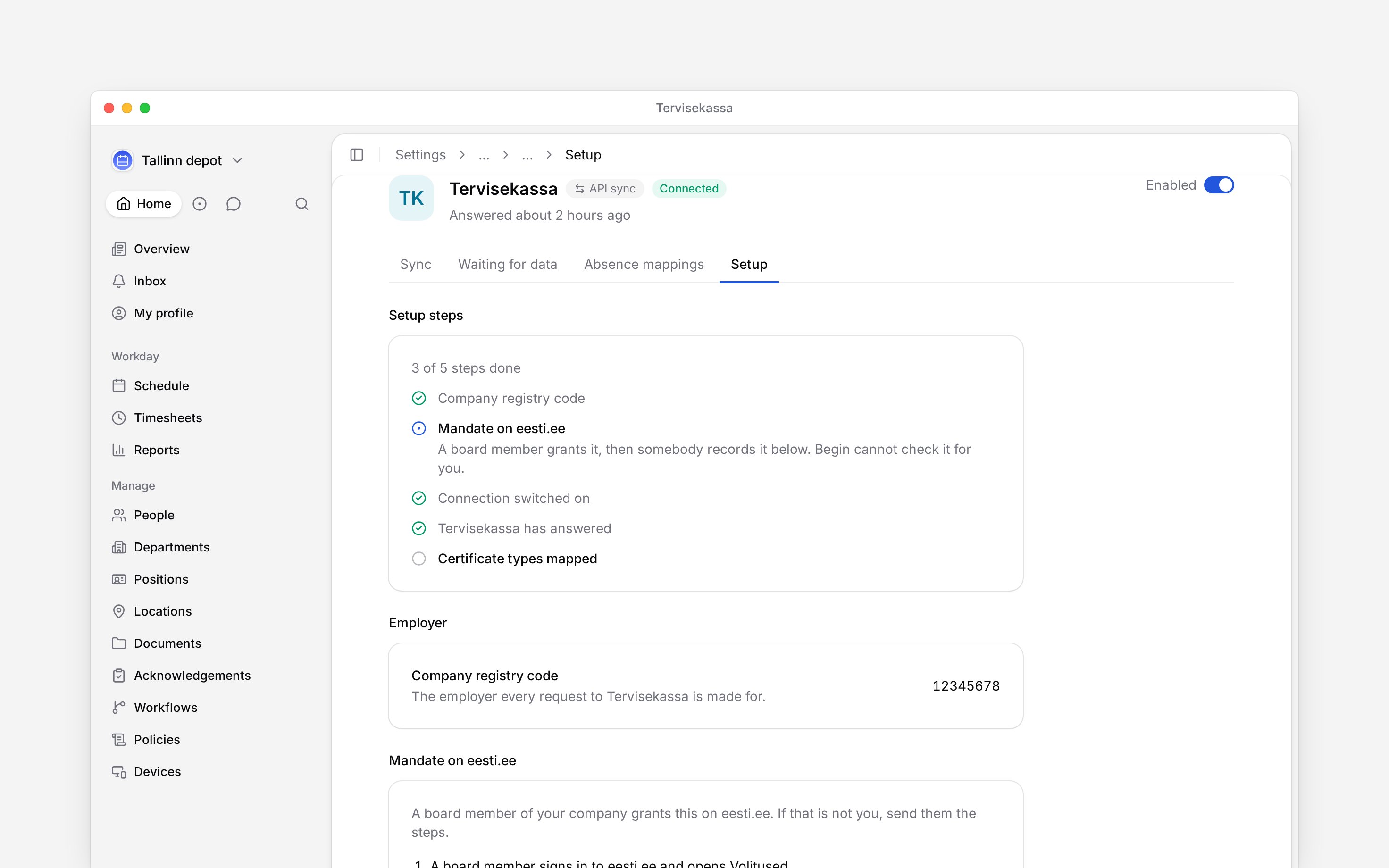 Connect sick-leave certificates to the right absences on your schedule.