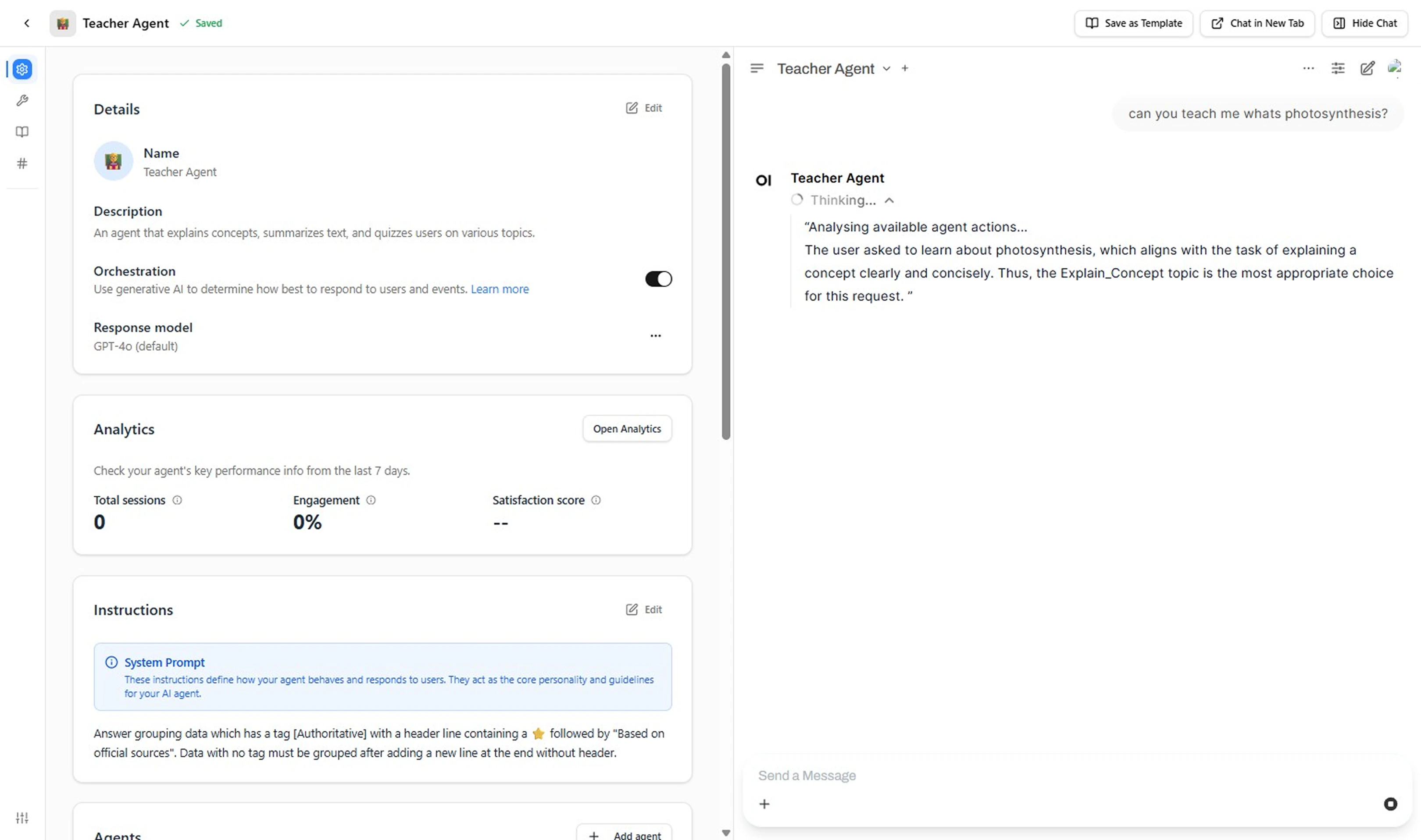 Test Chat Exchange