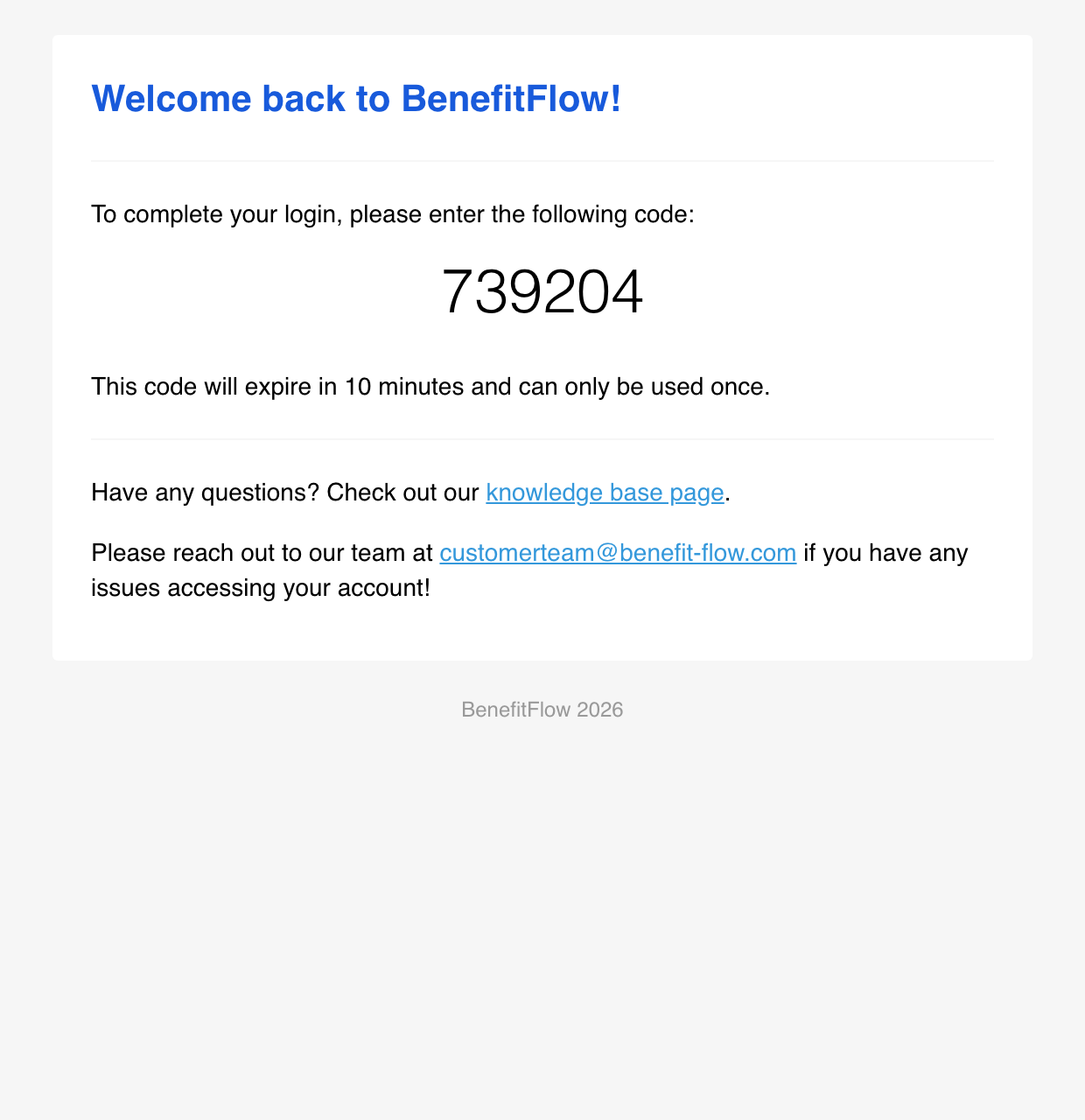 Getting Started: First Time Logging In to BenefitFlow - BenefitFlow Docs