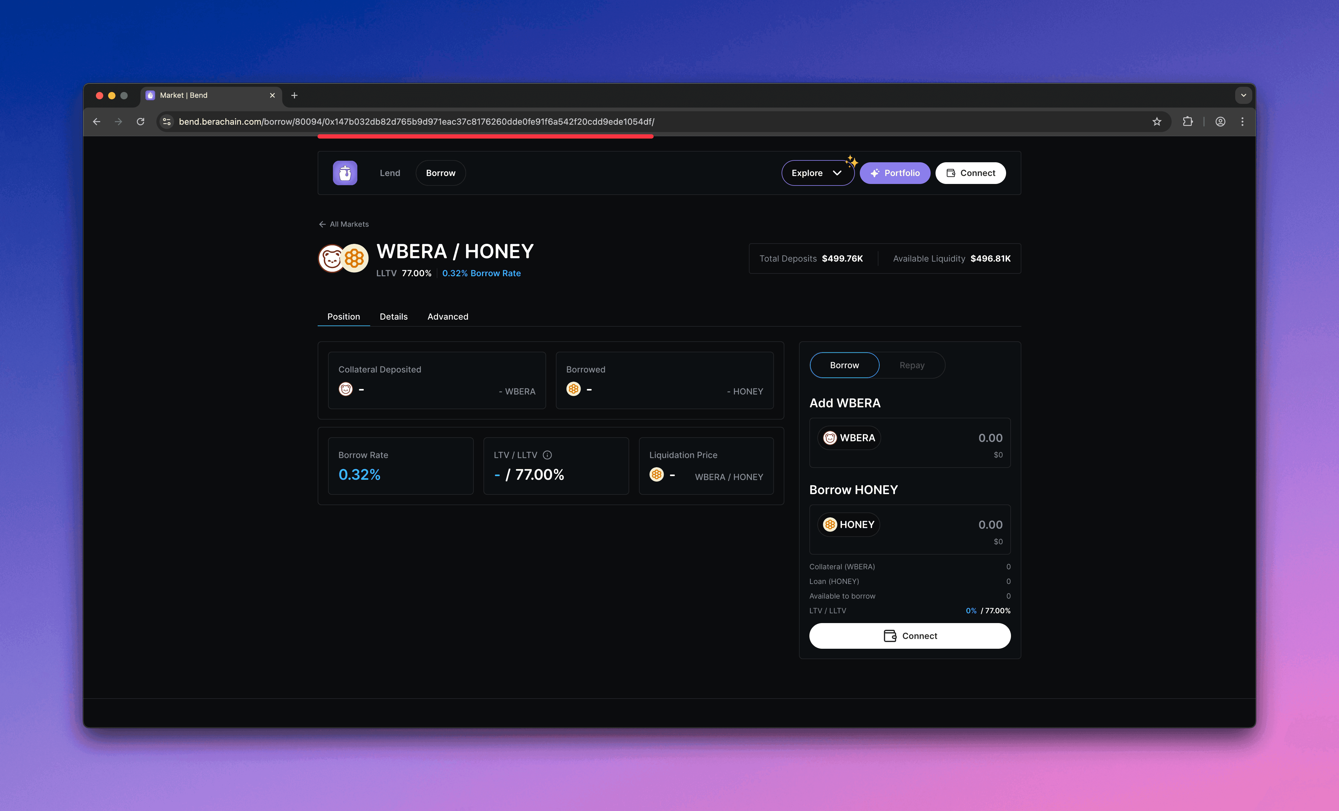 Bend - Find Market Id