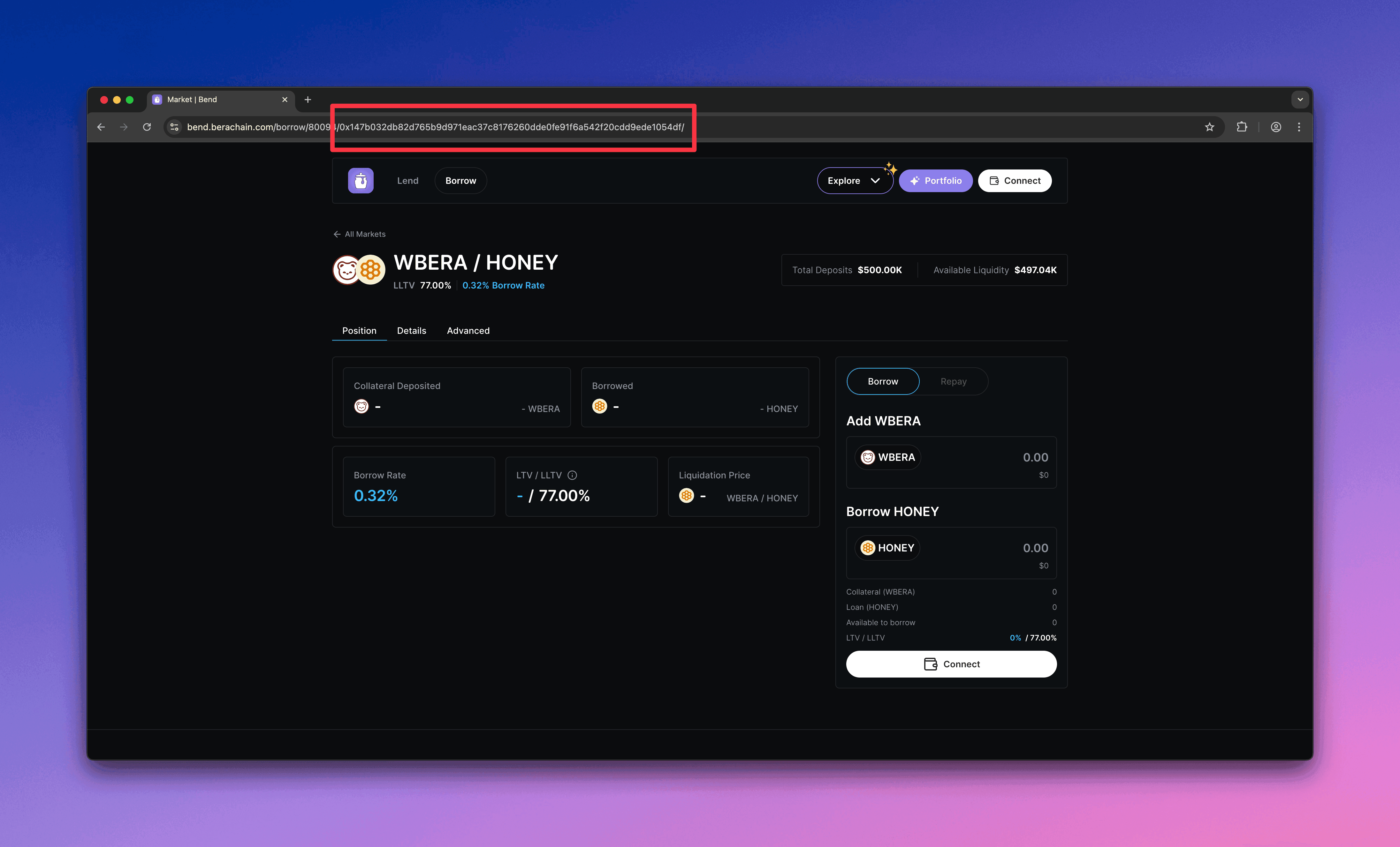 Bend - How to find Market ID