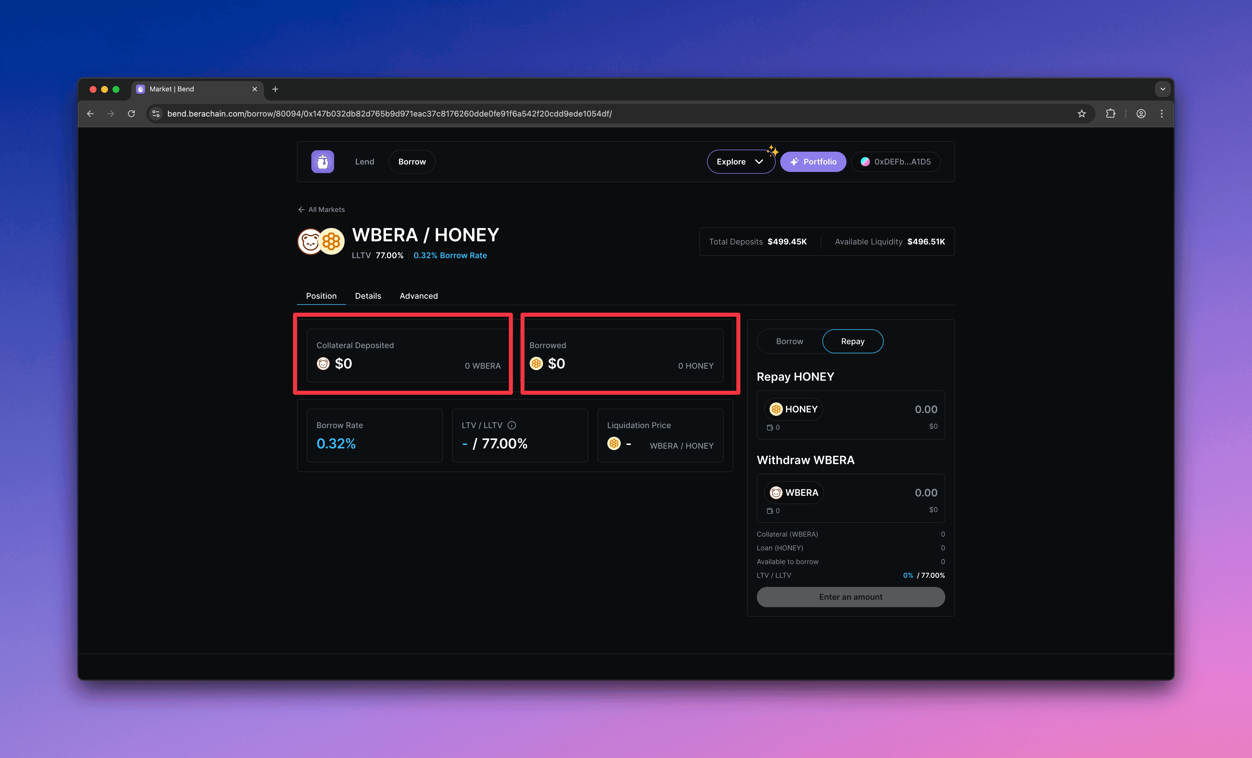 Bend successful repay