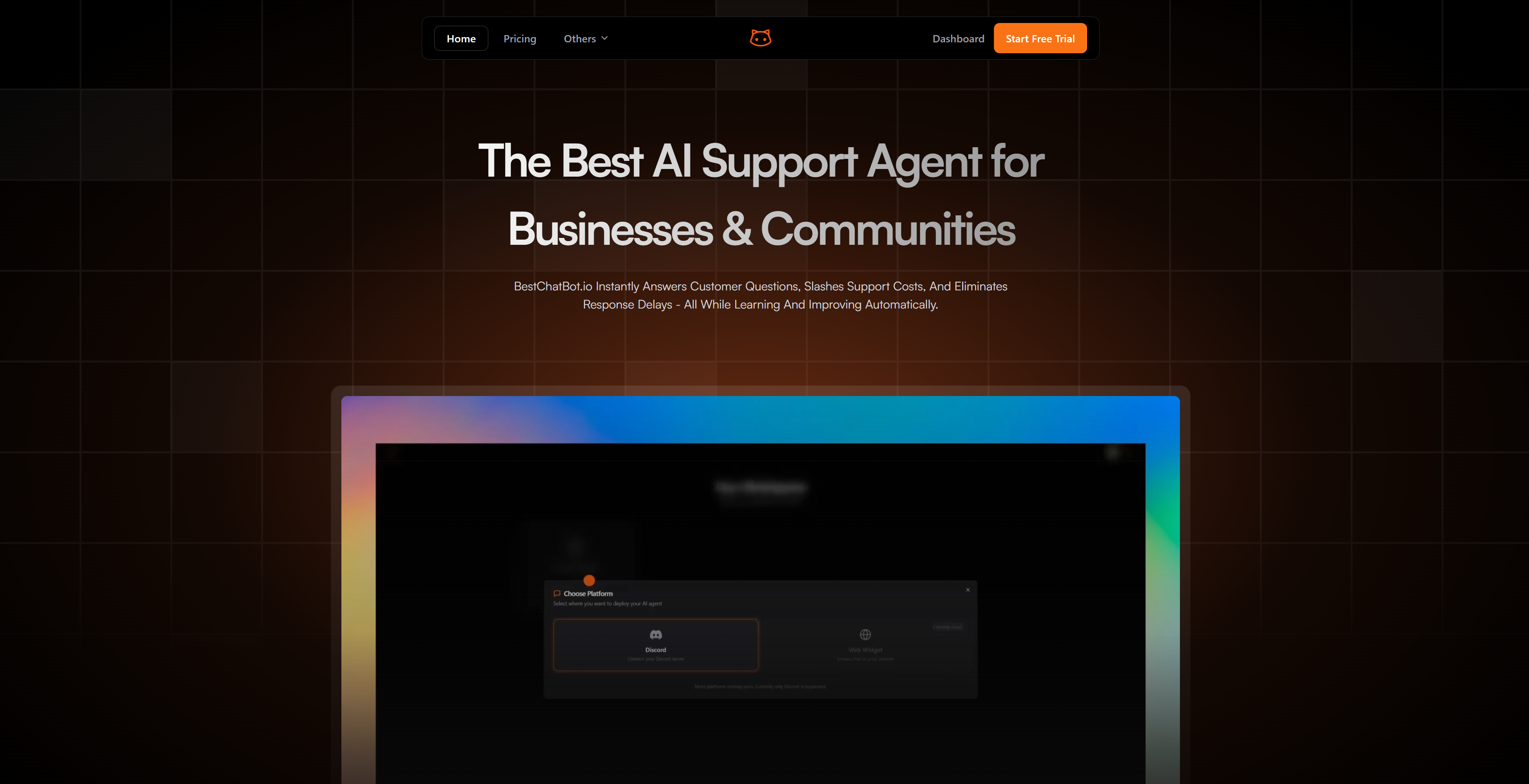BestChatBot landing page