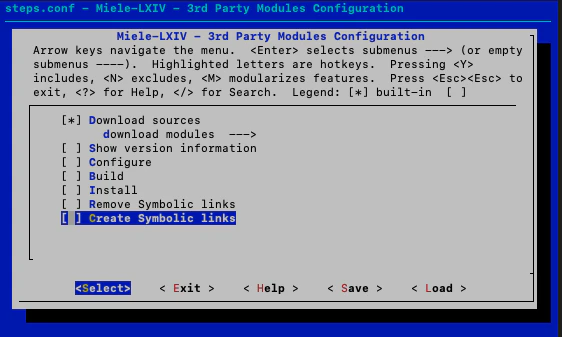 Download configuration