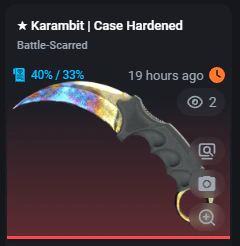 CSBlueGem Blue % Indicator