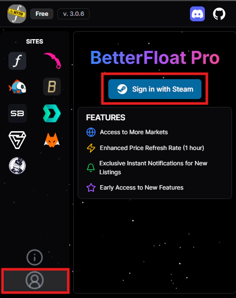 Extension Navigation User