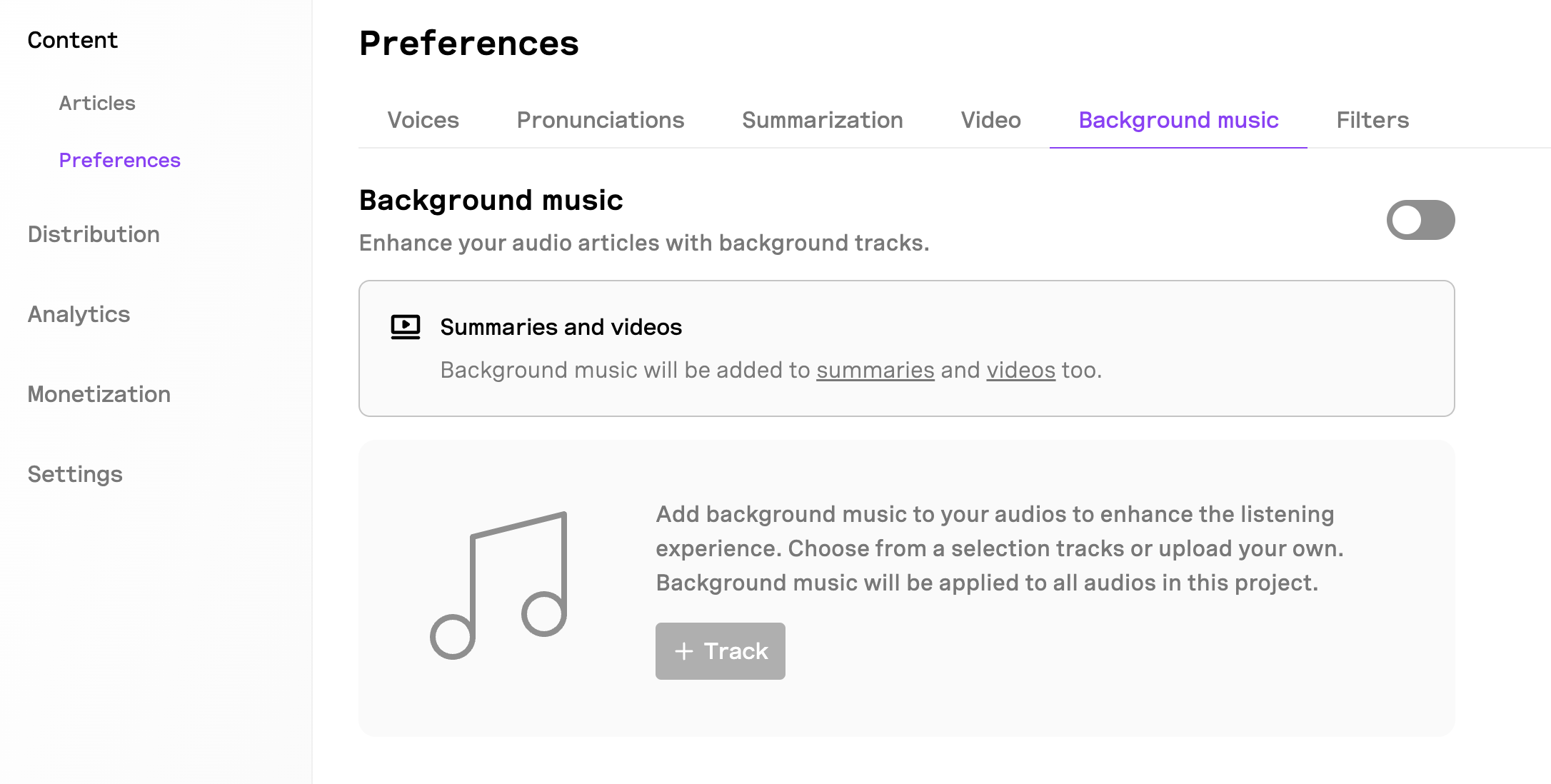 background music