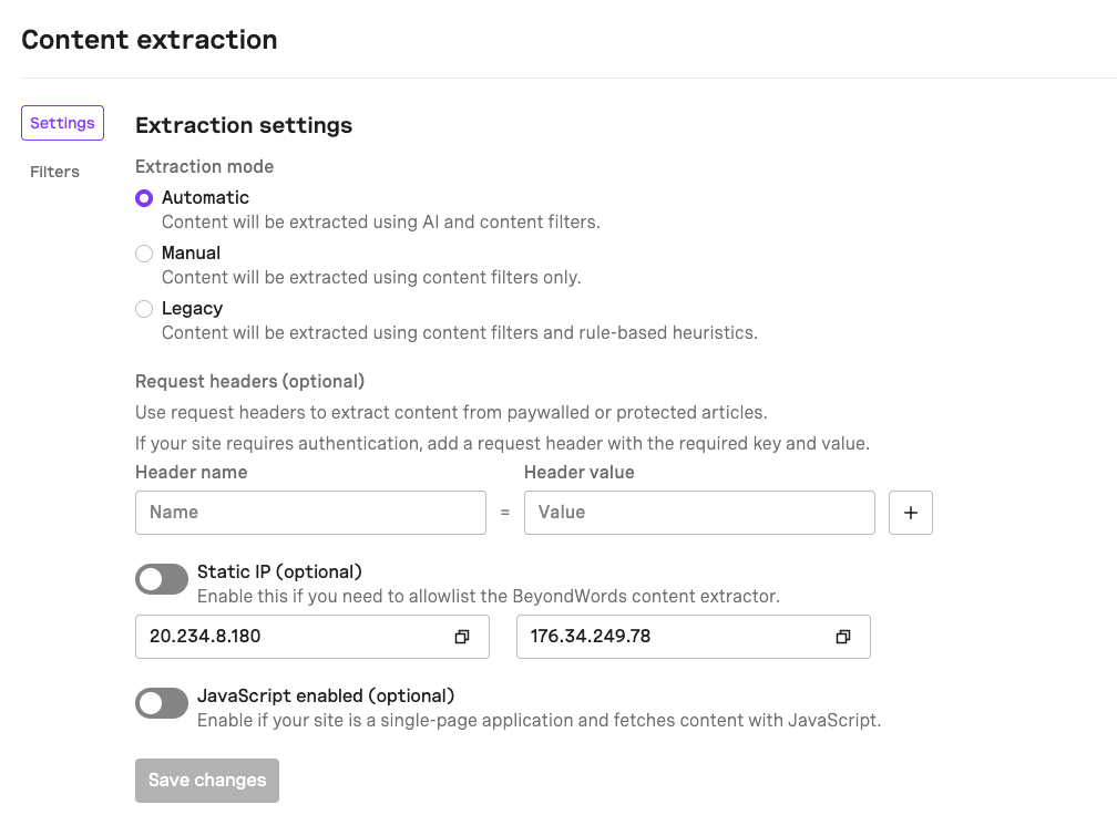 content-extraction