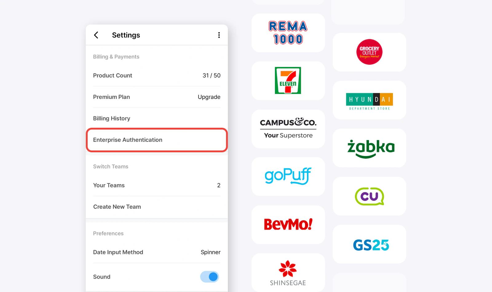 Enterprise authentication