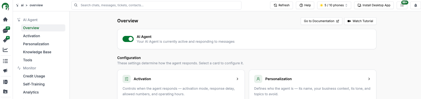 Overview - Enable AI Agent