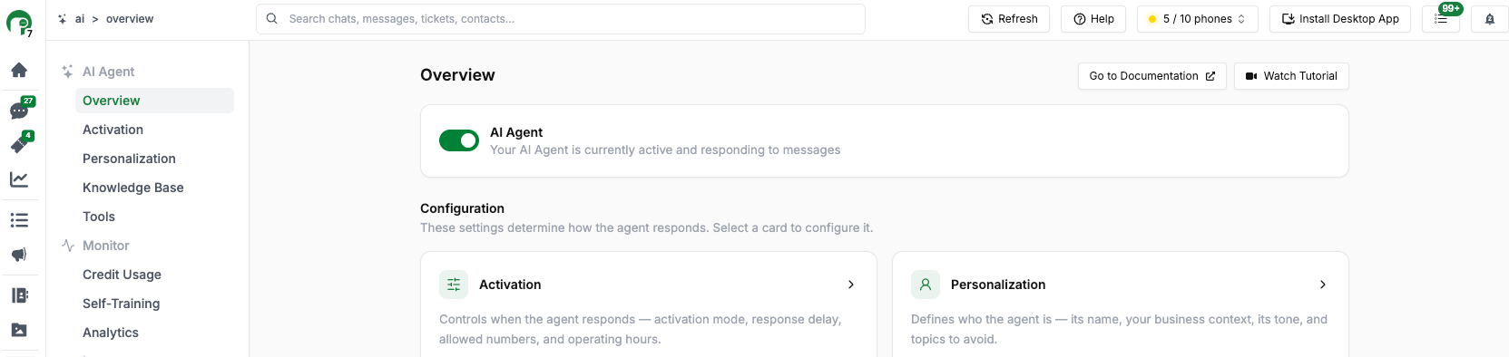 Overview - Enable AI Agent