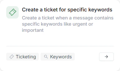 Ticket For Keywords 1