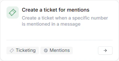 Ticket For Mentions