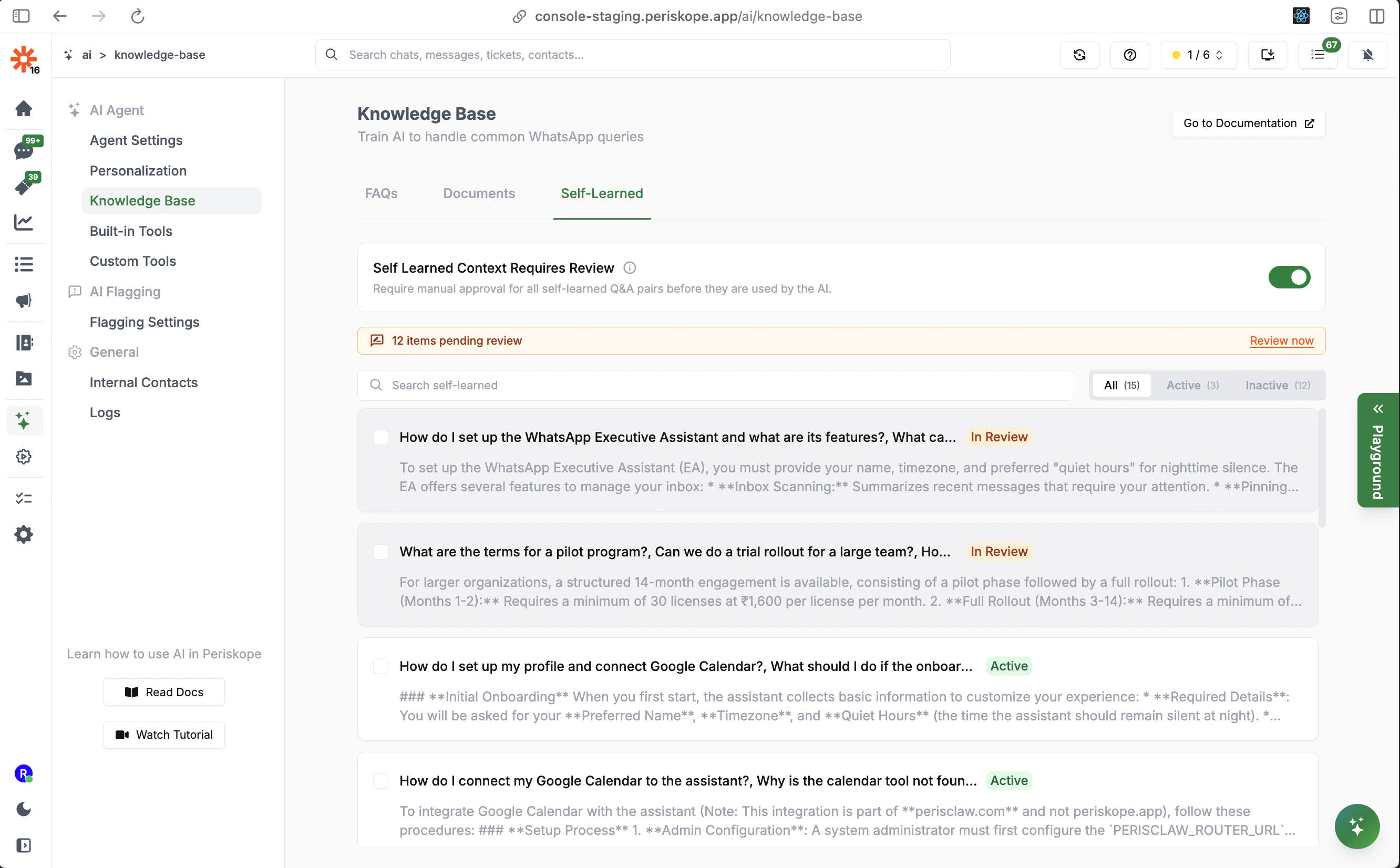 Self-Learned Context