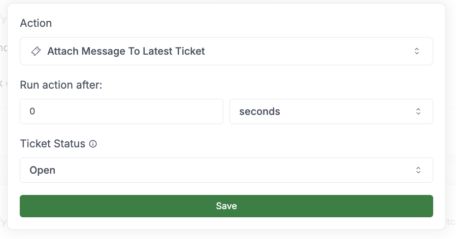 Attach Message To Latest Ticket Action