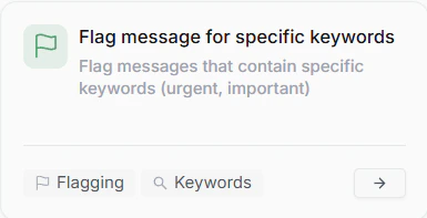 Automated Flagging Keywords