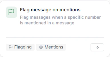 Automated Flagging Mentions