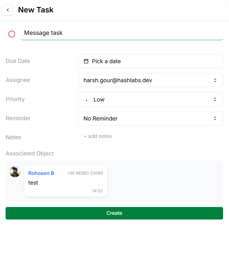 message-task