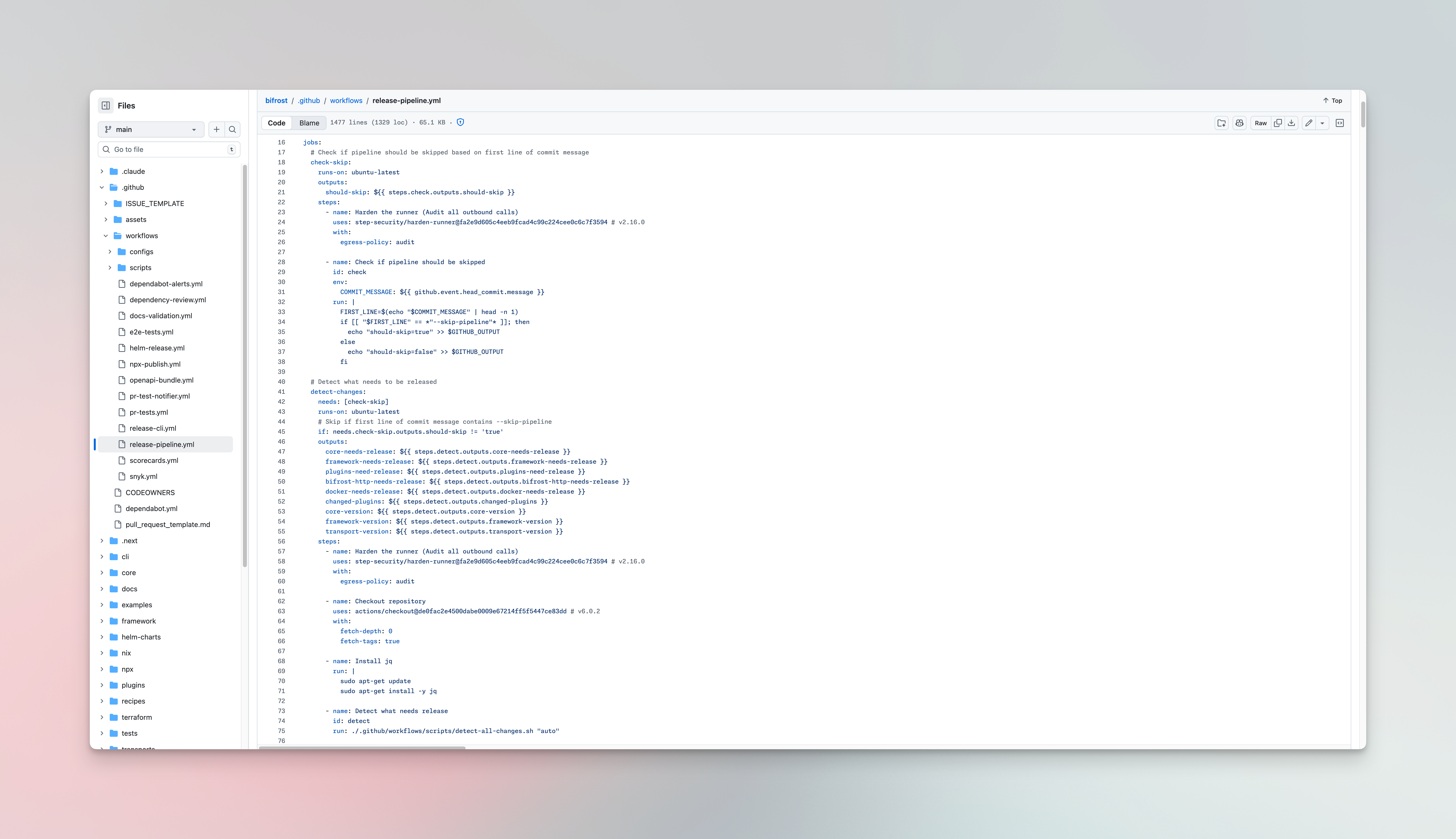 Pinned dependency versions across CI workflows