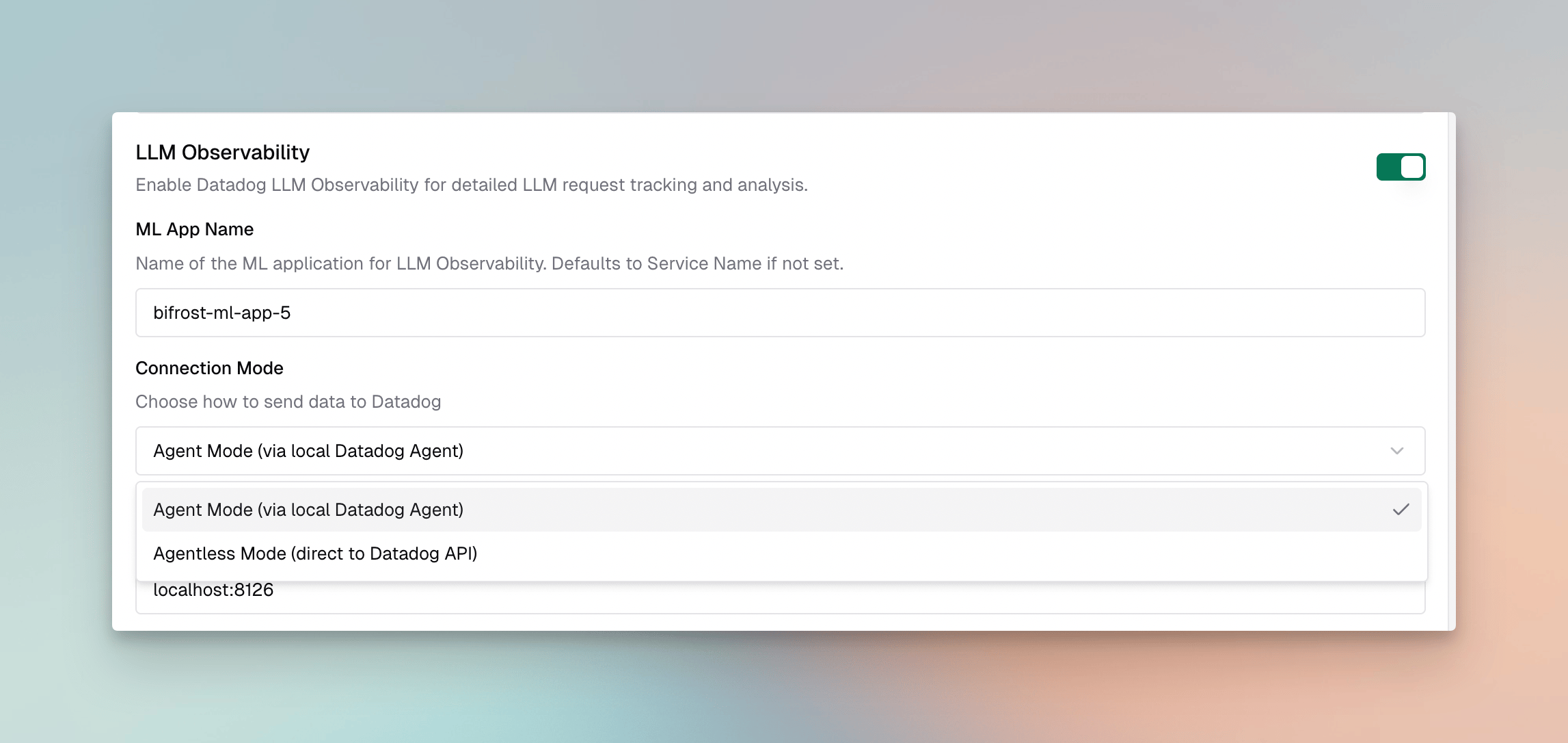 Datadog LLM Observability dashboard