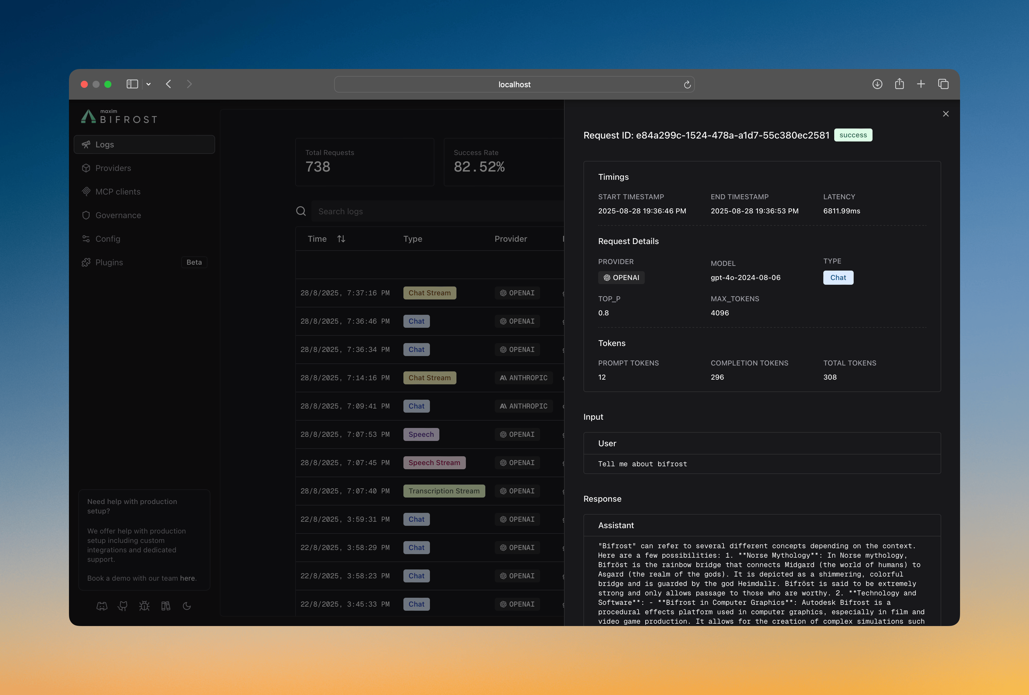 Complete Request Tracing Overview