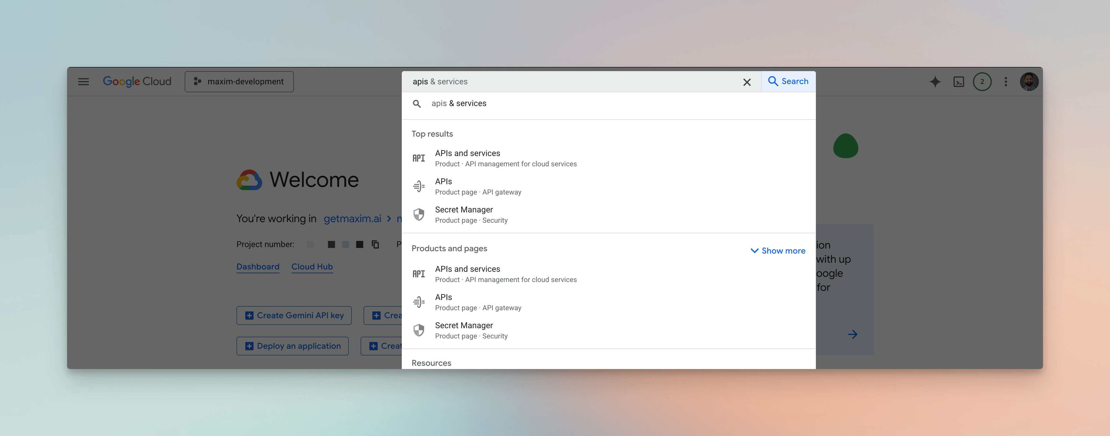 Google Cloud Console APIs and Services section with OAuth consent screen option highlighted