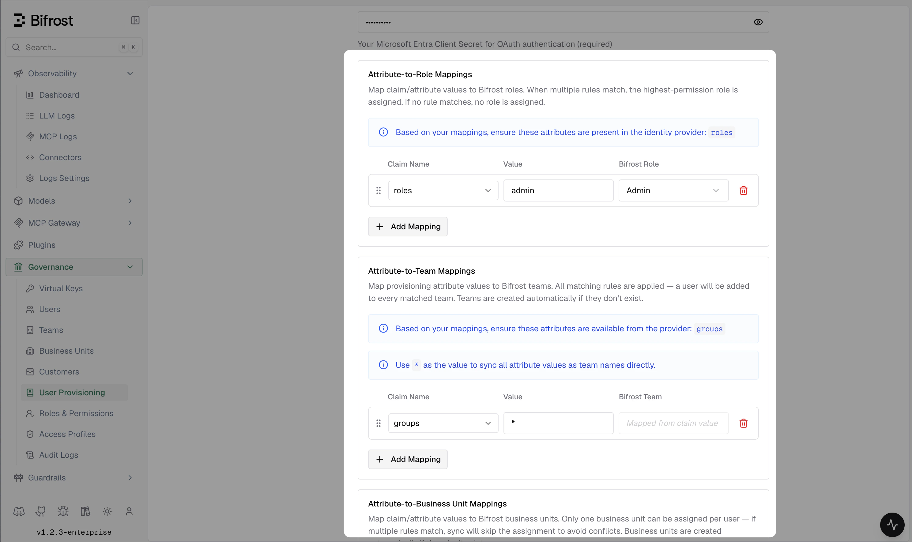 Preview of users matching an import filter