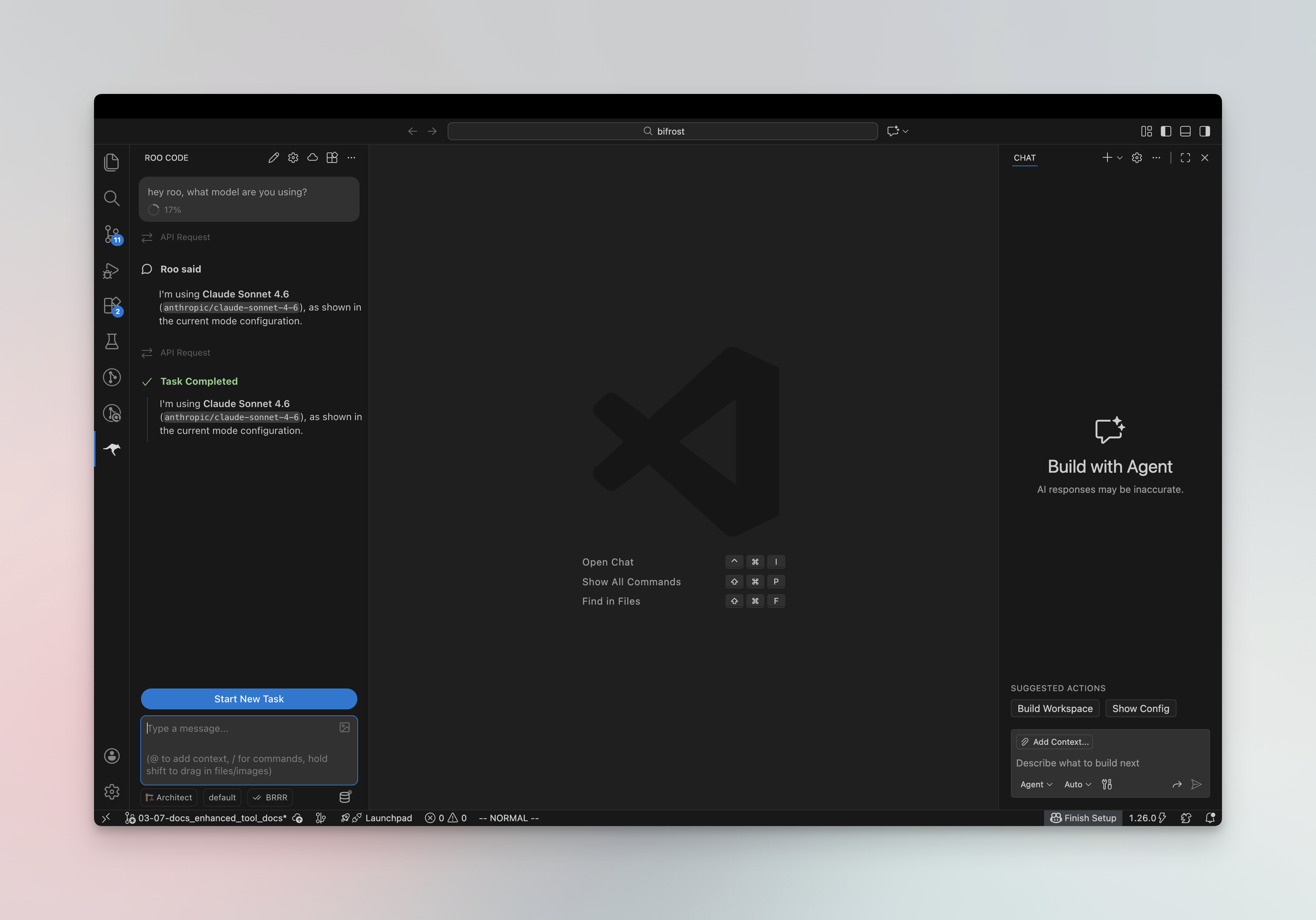 Roo Code model verification