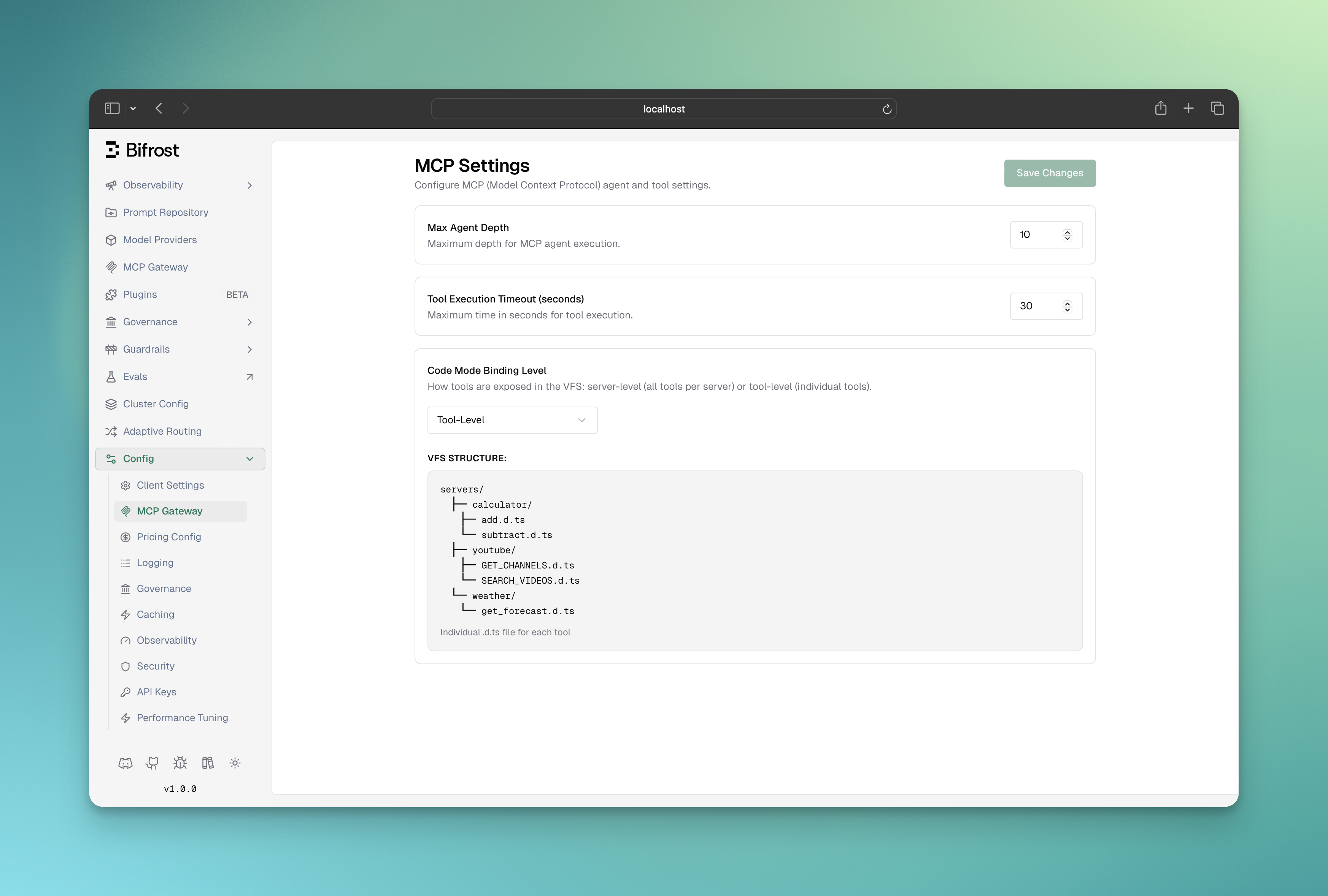 MCP Gateway Configuration