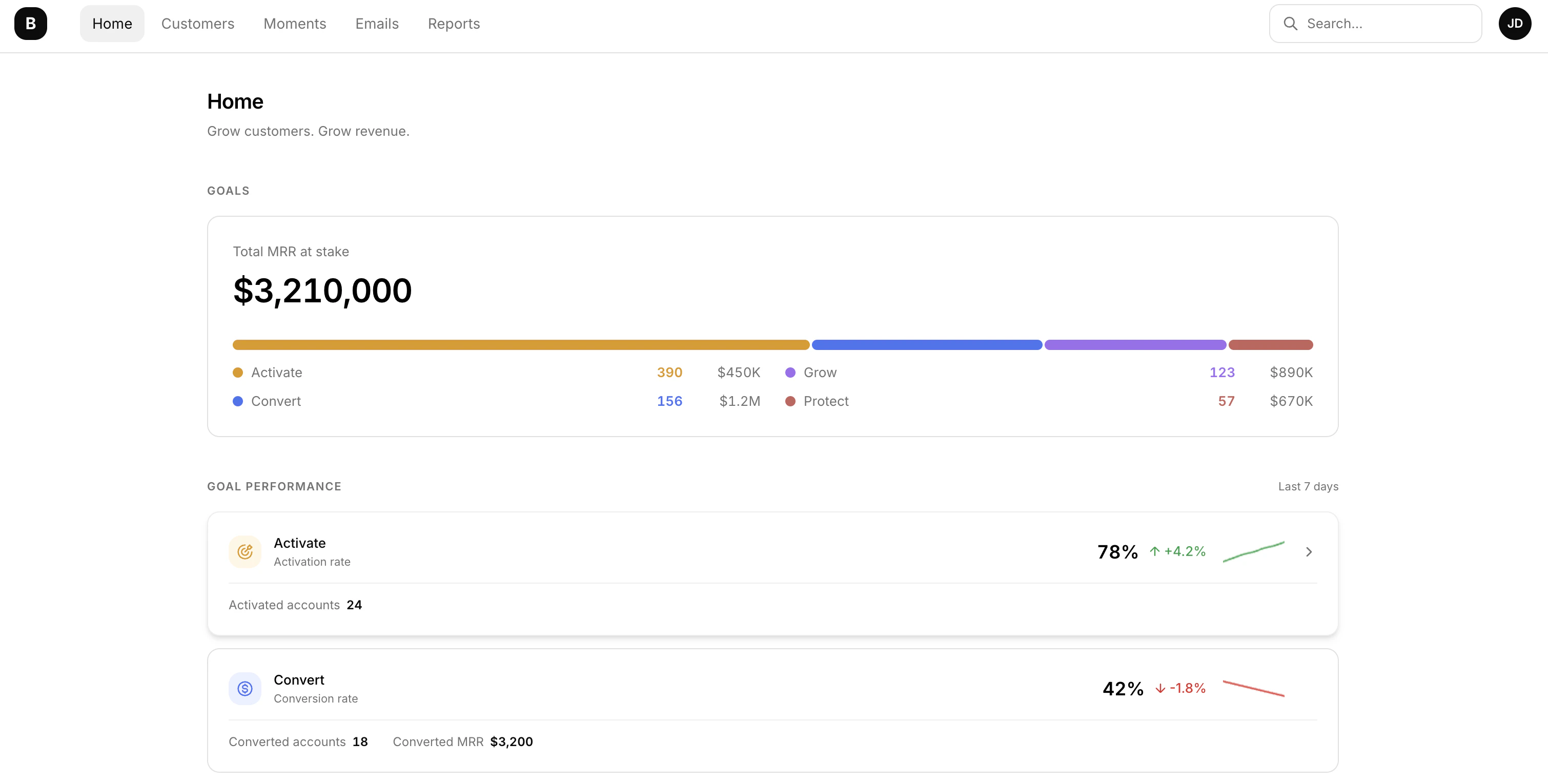 Redesigned Home Page