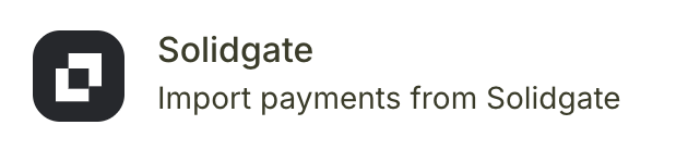 Solidgate Integration