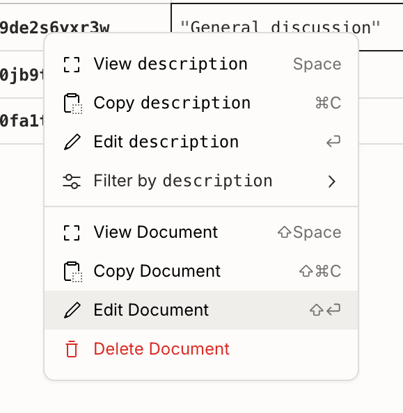 Edit entire document