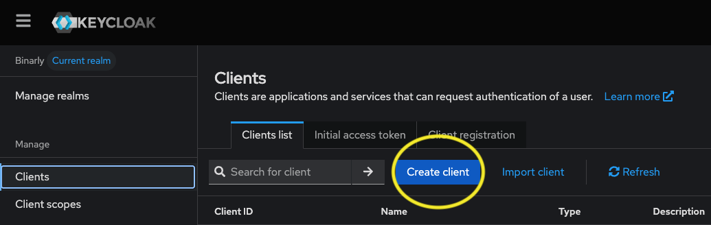 Clients Create