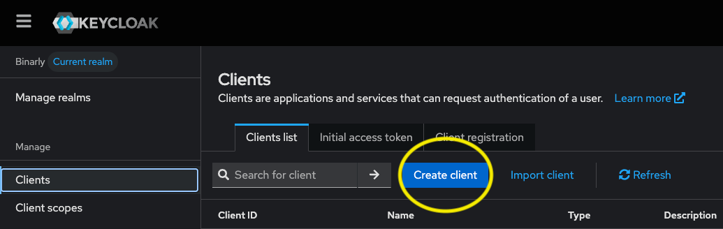 Clients Create
