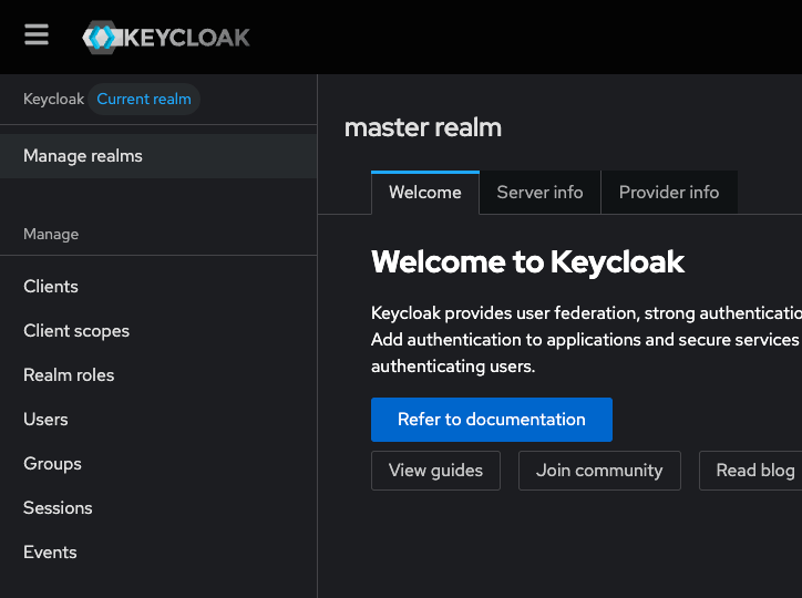 Manage Realm