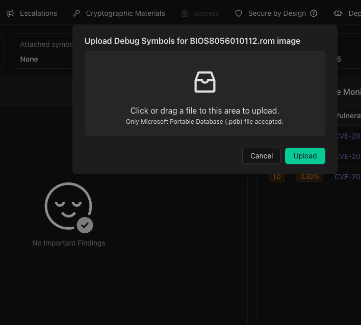Select a PDB file and press Upload.