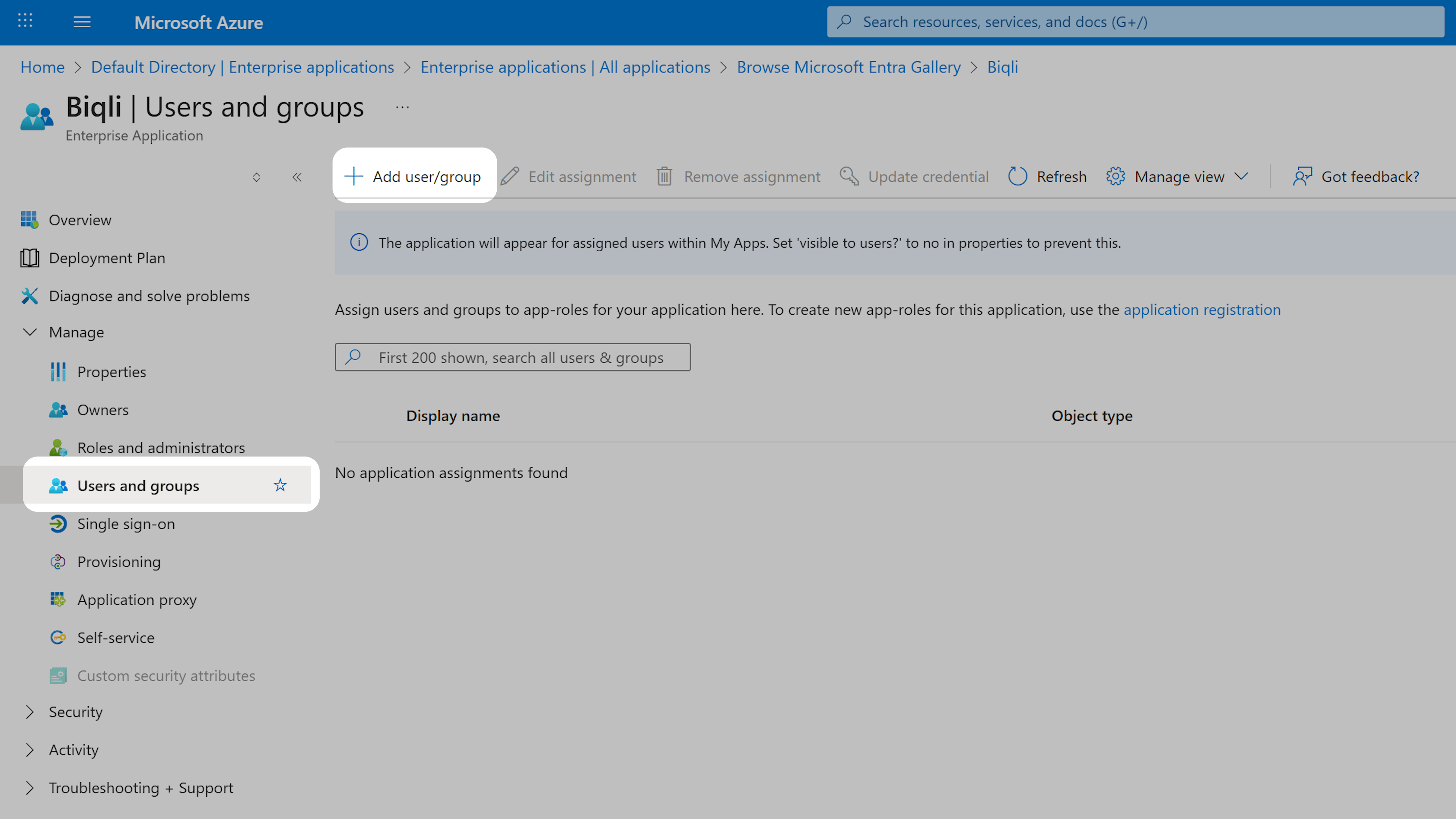 Add Users and Groups