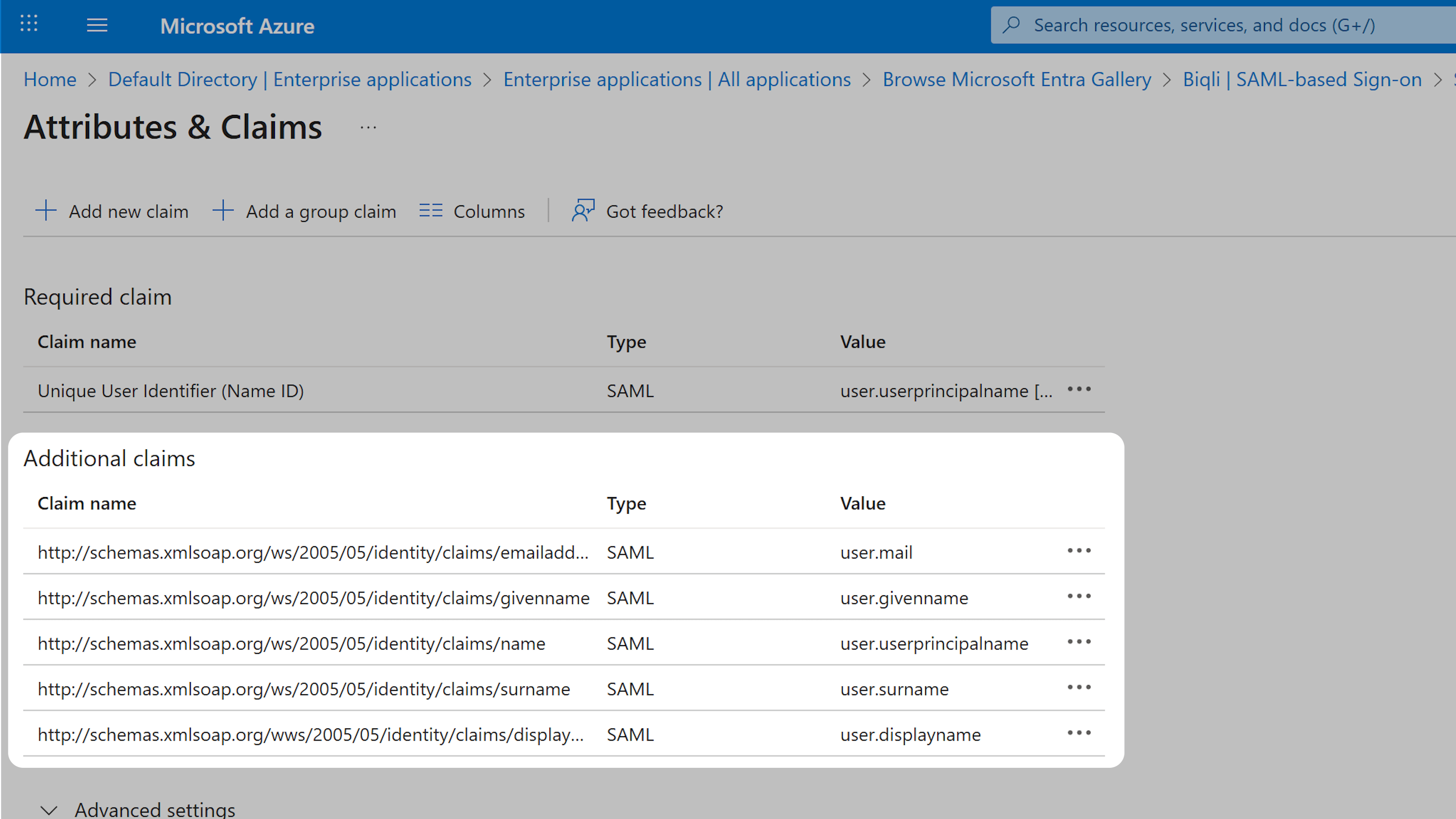 Verify Additional Claims List