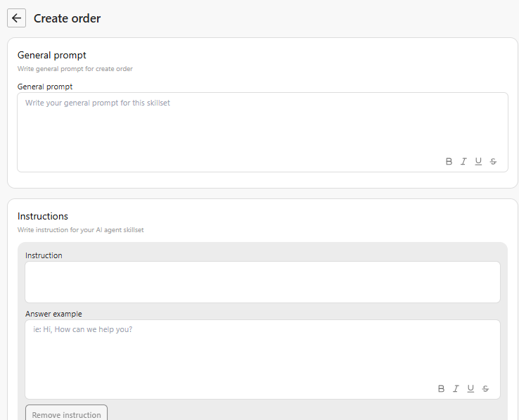 Screenshot: The Skillset selection screen