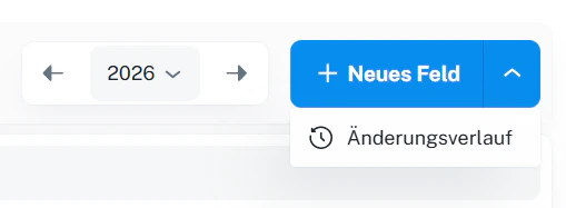 Neues Feld – Dropdown mit Änderungsverlauf